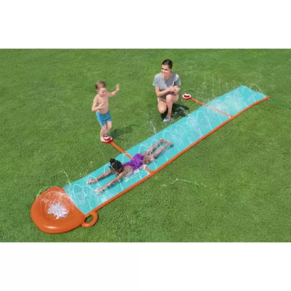 Водная дорожка 488см "StompBlast Single Slide" однополосная, от 3 лет, Bestway 52718 BW