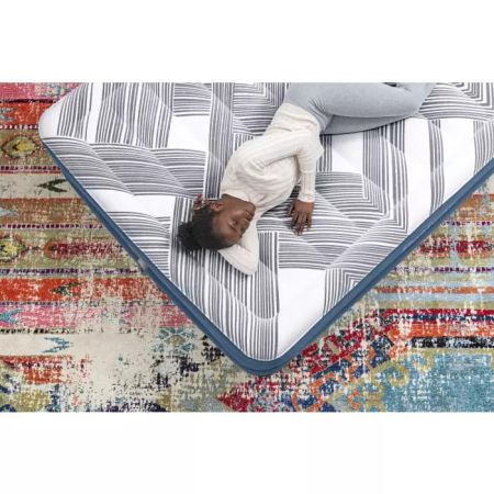 Надувная кровать 152х203х46см "Tritech Fashion Flock" встр. эл.насос 220В, до 300кг, Bestway 6713C BW