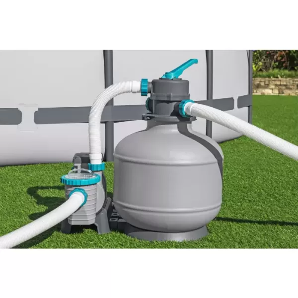Песочный фильтр-насос 8327л/ч, резервуар для песка 20кг, фракция 0.45-0.85мм, Bestway 58499 BW