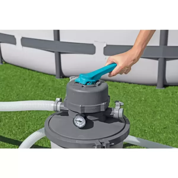 Песочный фильтр-насос 3596л/ч, резервуар для песка 8.5кг, фракция 0.45-0.85мм, Bestway 58515 BW