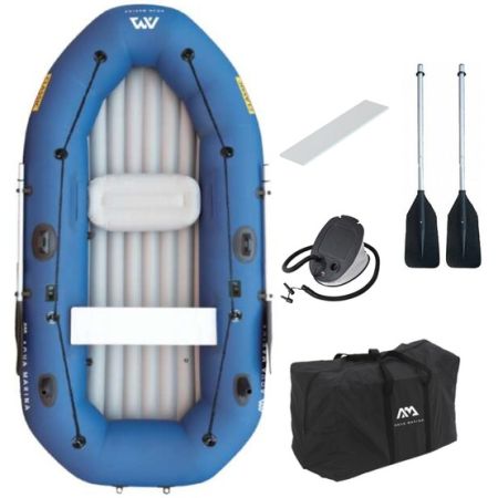 Надувная лодка "Classic Boat", 300х134см, алюм.вёсла, насос, сиденья, до 380кг (крепление под эл.мотор), Aqua Marina BT-88891