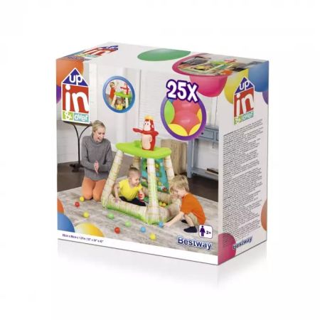 Игровой центр 89х86х107см "Джунгли" с мячами (25шт), от 2 лет, Bestway 52266 BW
