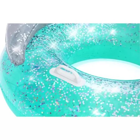 Надувной круг "Блеск" 117х117см, со спинкой, от 10 лет, Bestway 43509 BW