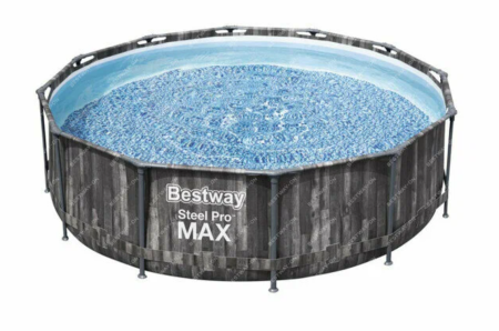 Каркасный бассейн Steel Pro Max 366х122см, 10250л, фильтр-насос, лестница, Bestway 561PZ BW