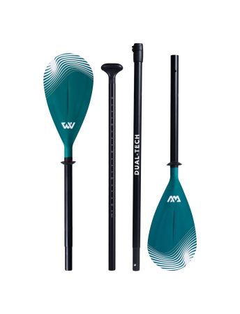 Весло "DUAL-TECH" 2-в-1, для SUP-доски (175-220 см) или каяка (236см), алюминиевое, регулируемое, Aqua Marina B0304614