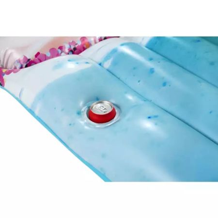 Надувной матрас-плот для плавания 185х99см "Молочный Коктейль" до 90кг, Bestway 43397 BW