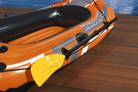 Надувная лодка "Kondor 2000" 196х114см, вёсла 62015, насос 62147, до 120кг, Bestway 61062 BW