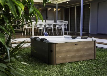 СПА-бассейн 160х160х65см "Oslo Amber" 850л, квадратный,  гидромассаж, аэромассаж.(4 коробки A.B.C.D), MSpa F-AM063W