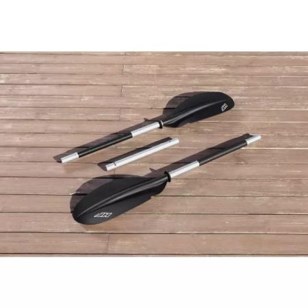 Надувная байдарка "Rapid X3" 385х100см (381х100см), алюм.вёсла 230см, насос 62086, до 250кг, Bestway 65132 BW