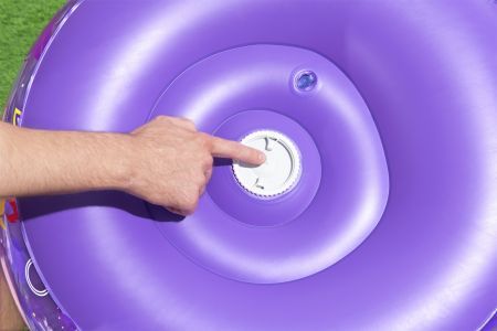 Надувное кресло "Astro Glow LED " 72x72x64см с подстветкой, до 45 кг. от 3 лет, Bestway 75122 BW