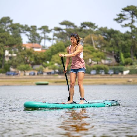 SUP-доска "Breeze" 300х76х12см, насос, весло, лиш, киль, ремнабор, сумка, до 100кг, Aqua Marina BT-23BRP