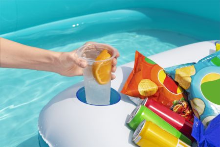 Детский надувной бассейн 218x218x48см "Sippin", 737 л, от 6 лет, Bestway 54446 BW