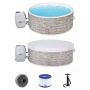 СПА-бассейн 145/155х60см "Vancouver AirJet Plus" 804л, круглый, аэромассаж, Bestway 60027 BW