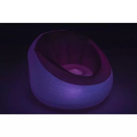 Надувное кресло 97х102x71см "Inflate-A-Chair" с Led подсветкой на батарейках (3хААА), Bestway 75086 BW