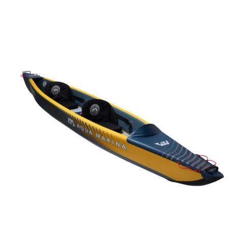 Надувная байдарка "Tomahawk AIR-K440" 440x78см, насос, сиденье, киль, рюкзак, до 210кг, Aqua Marina AIR-K 440