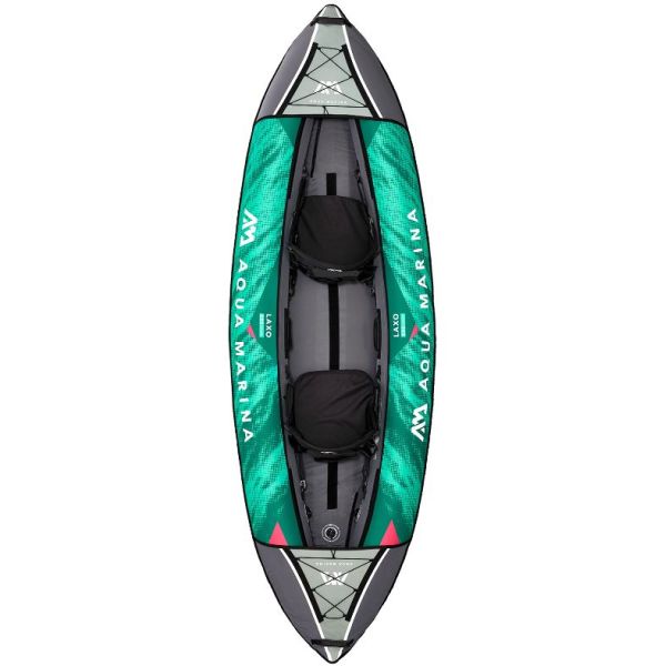 Надувной каяк "Laxo-320" 320x90см, весла, сиденья, киль, сумка, до 180кг, Aqua Marina LA-320