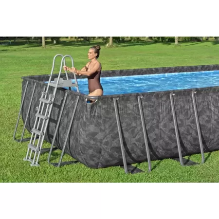 Каркасный прямоугольный бассейн 549х274х132см "APX" 365 16477л, песч.фил-нас, лестн, тент, полисферы, Bestway 561KA BW