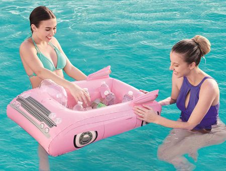 Плавающий холодильник 89х69см "Автомобиль", Bestway 43164 BW