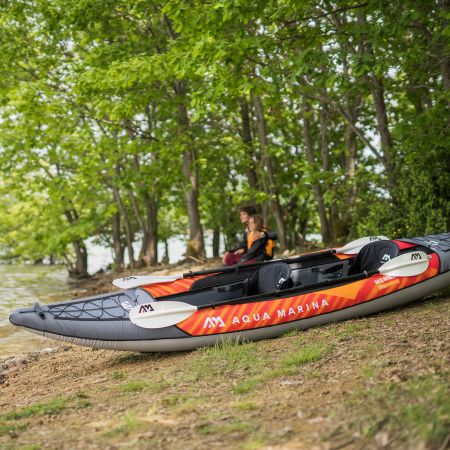 Надувная байдарка "Memba-390" 390x90см, весла, сиденья, киль, сумка, до 180кг, Aqua Marina ME-390