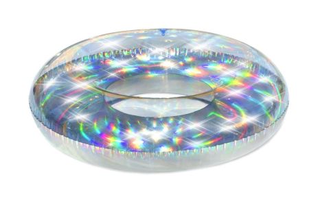 Надувной круг 107см "Радужный" от 12 лет, Bestway 36240 BW