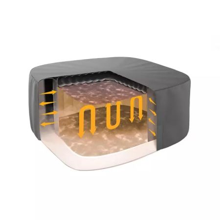 Покрытие теплосберегающее для СПА-бассейнов, 180х180х71см, Bestway 60319 BW