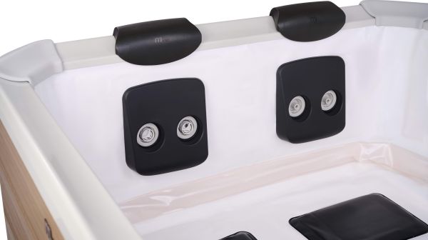 СПА-бассейн 160х160х65см "Oslo Amber" 850л, квадратный,  гидромассаж, аэромассаж.(4 коробки A.B.C.D), MSpa F-AM063W