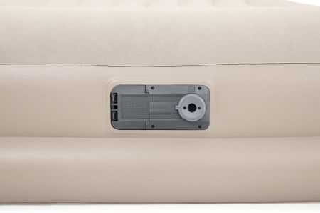 Надувная кровать 152х203х42см с подголовником, встр.насос 220В, до 300кг, Bestway 67696 BW