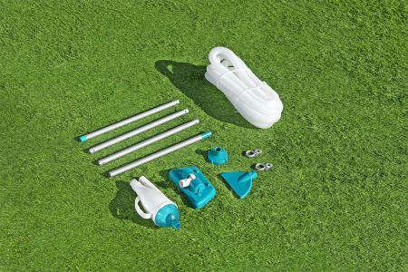 Набор для чистки бассейна (вакуумный очиститель, щетка для дна, шланг 6м, ручка 190см), Bestway 58212 BW