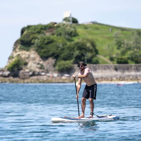 SUP-доска "Magma" 340х84х15см, насос, весло, лиш, киль, ремнабор, сумка, до 150кг, Aqua Marina BT-23MAP