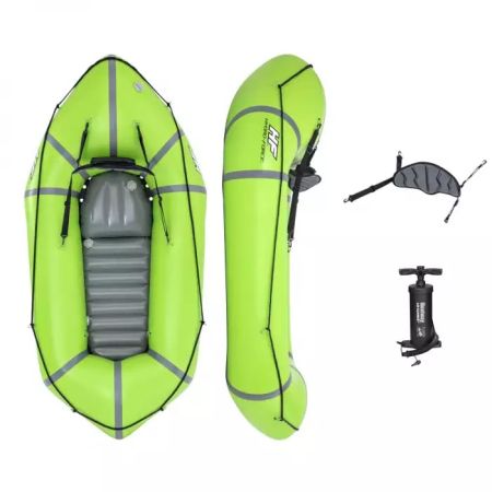 Надувная лодка "Wayfarer Packraft" 210х101см, насос 62086, до 140кг, Bestway 65146 BW