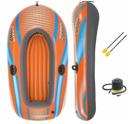 Надувная лодка "Kondor 3000" 212х122см, весла, насос, до 186кг