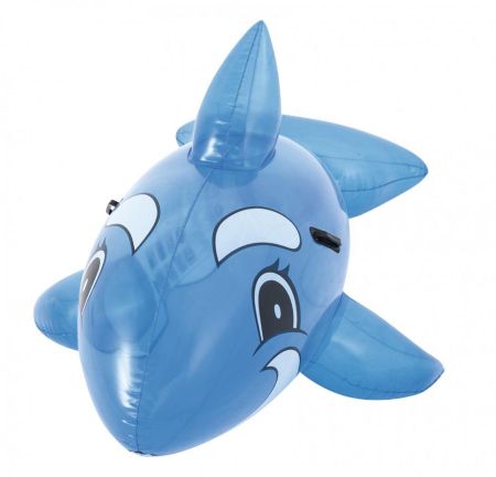 Надувная игрушка-наездник "Кит прозрачный" с ручками, 117х71см, Bestway 41036 BW