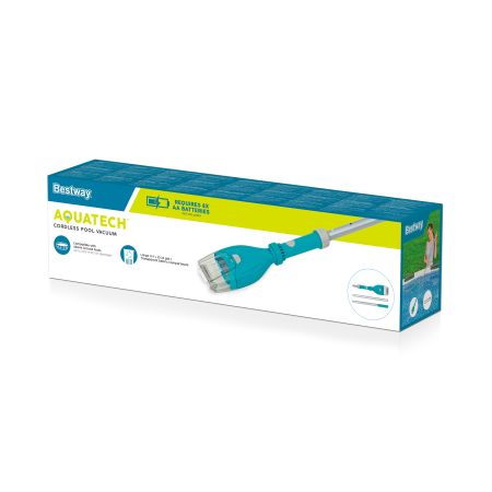 Вакуумный пылесос "AquaTech" для чистки бассейна, на батарейках, Bestway 58770 BW