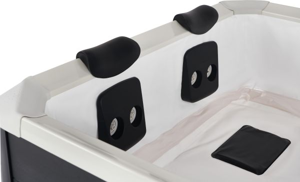 СПА-бассейн 180х180х65см "Oslo Aero Plus", квадратный,  гидромассаж, аэромассаж.(4 коробки A.B.C.D), MSpa F-OS063WAP