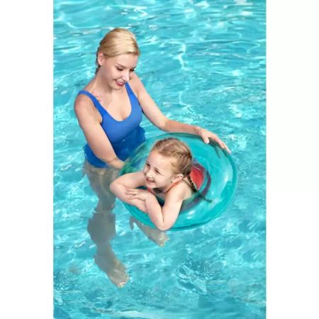 Надувной круг 51см "Прозрачный" 3-6 лет, Bestway 36022 BW