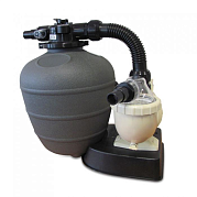 Песочный фильтр-насос 8000л/ч, резервуар для песка 17кг, фракция 0.45-0.85мм