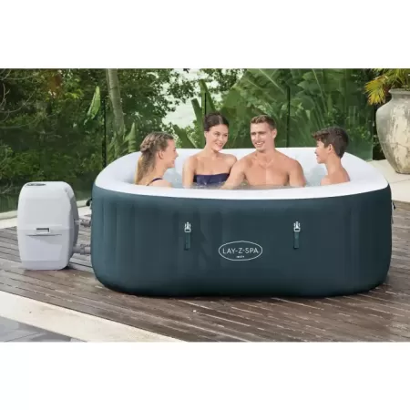 СПА-бассейн 180x180x66см "Ibiza EnergySense AirJet 6", квадратный, аэромассаж, Bestway 6002U BW