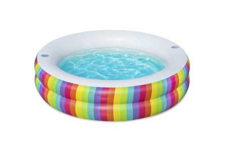 Детский надувной бассейн 206x51см "Радужные мечты" 632 л, от 6 лет, Bestway 54443 BW