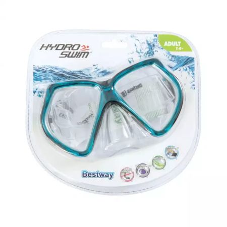 Маска для ныряния Crystal Clear, три цвета, от 14 лет, Bestway 22053 BW