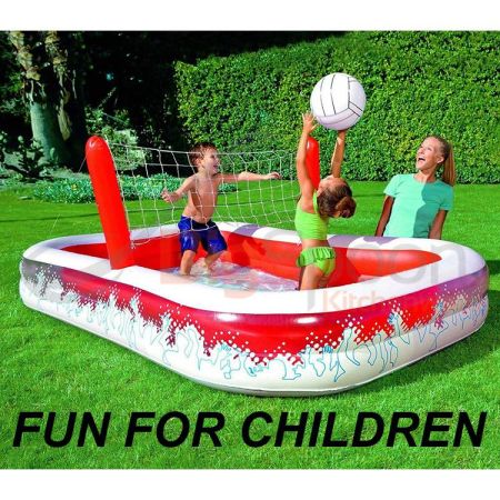 Игровой бассейн 254х168х97см "Волейбол" с мячем и сеткой, 636л, Bestway 54125 BW