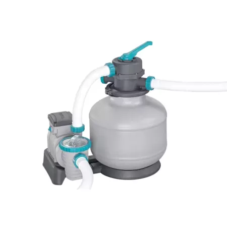 Песочный фильтр-насос 6056л/ч, резервуар для песка 9кг, фракция 0.45-0.85мм, Bestway 58497 BW
