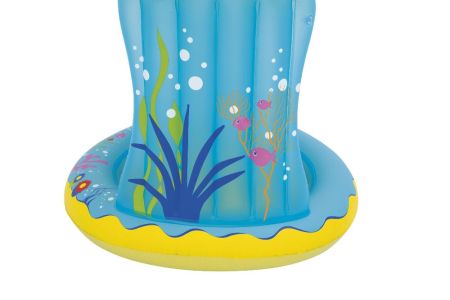 Детский надувной бассейн 109х96х104см "Черепашка" с навесом и надувным дном, 26л, от 2 лет, Bestway 52219 BW