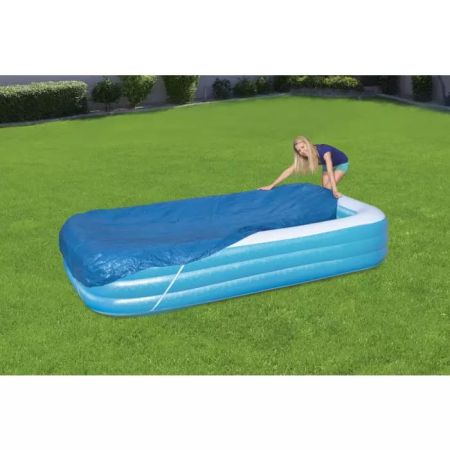Тент для детских бассейнов 305х183х46см (54150 BW) и 305х183х56см (54009 BW), 340х230см, Bestway 58108 BW
