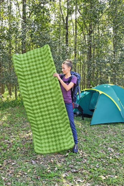 Надувной спальный коврик каремат "WanderLite" 198x71x6.5см, Bestway 69616 BW