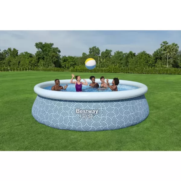 Бассейн Fast Set 457х107см, 12362 л, фил.-насос 2006л/ч, лестн., Bestway 57372 BW