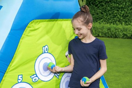 Набор для игры 225x100x185см "Тройная игра" тканевая, с мячами, от 6 лет, Bestway 53353 BW