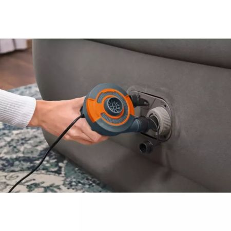 Надувная кровать 152х203х56см "Tritech Fashion Flock" встр.нас. 220В, до 300кг, Bestway 6713E BW