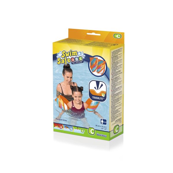 Нарукавники 30x15 см "Colorify ToughLite", 5-12 лет, Bestway 32274 BW