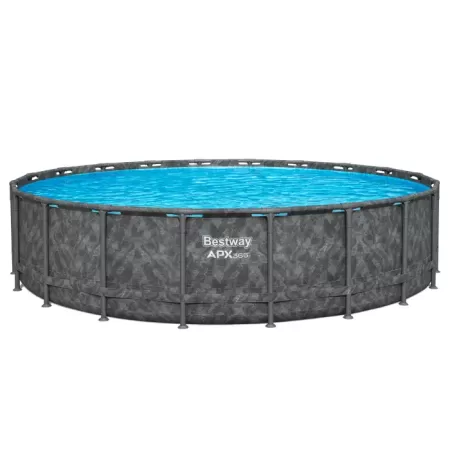 Каркасный бассейн 610х132см "APX 365", 32695л, песочный фильтр-насос, лестница, тент, полисферы, Bestway 561KE BW