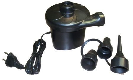 Насос электрический 220В для надувных матрасов, 3 насадки в комплекте, STERMAY HT-196